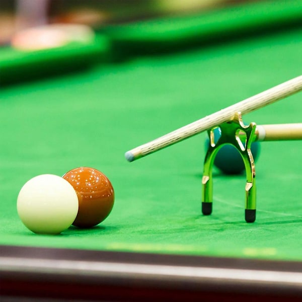 2 stk. Billard Pool Kø Stang, Billard Kø Tilbehør Billard Imitation Kobber Ramme Hoved Amerikansk Snooker Kø Stativ Stang Gaffel Kryds Gaffel Høj Gaffel