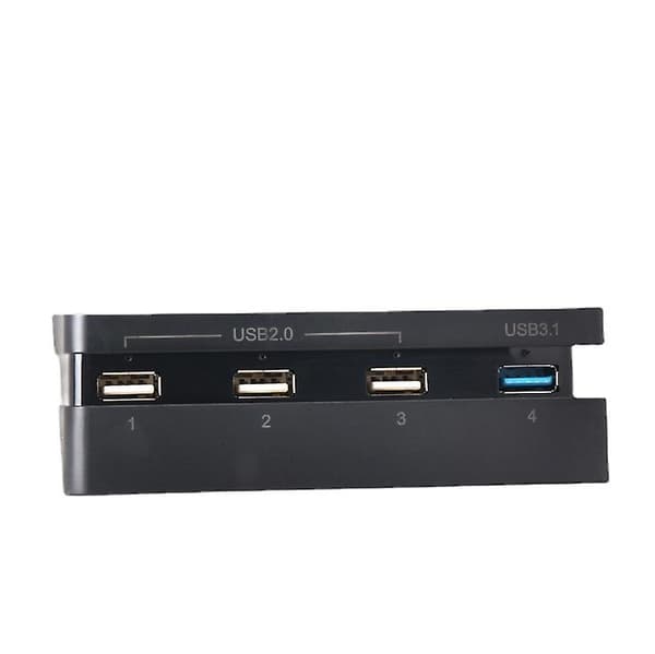 4-portars USB-förlängningshubb, USB 3.0-hubb, USB 3.0-förlängningssplitter för PS4-spelkonsolhubbadapter