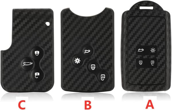 Silikone cover - kulfiber mønster