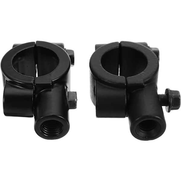 Motorsykkel Side Speil Holder Klemme Adapter Brakett - 8/10mm for 22mm Styre