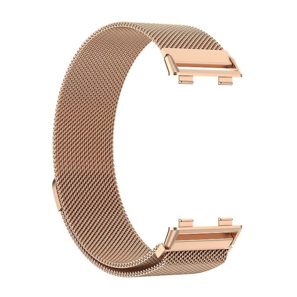 For Oppo Watch 2 46mm Milan Metal Watch Band Rose Gold