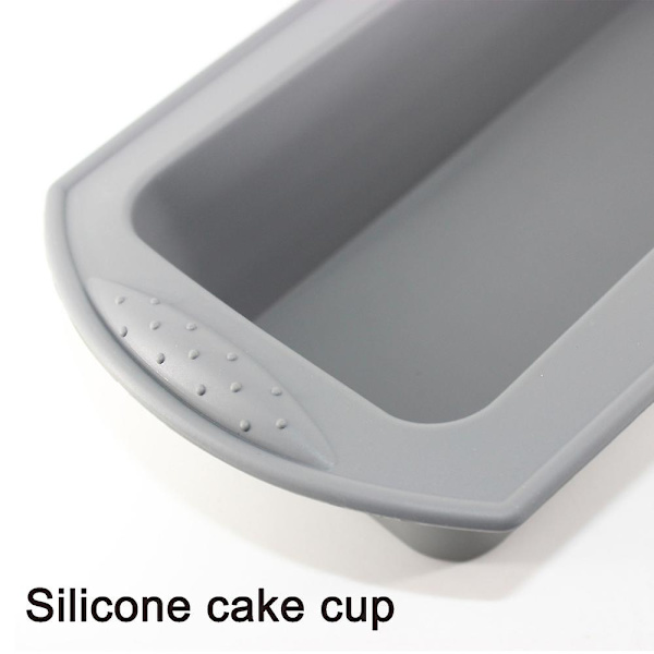 Silikone Brødform Non-stick Silikone Bageform Nem Udgivelse Grey