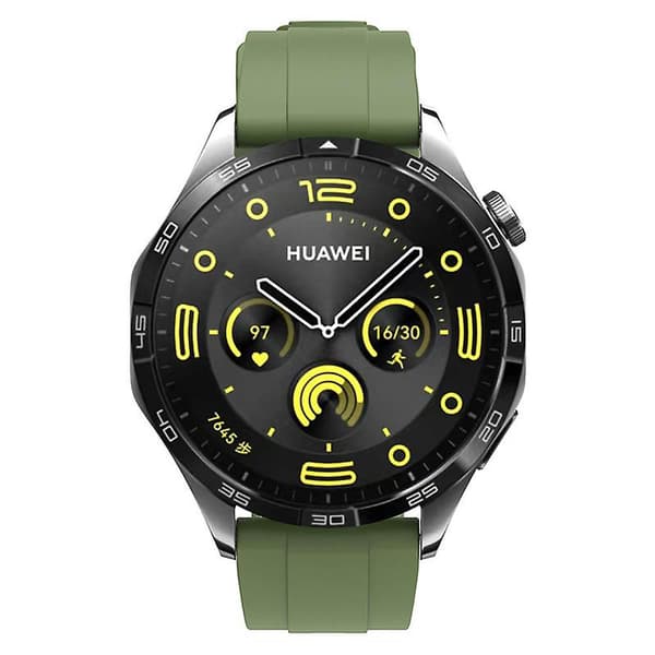 22mm silikone rem til Huawei Watch Gt 4 46mm Green