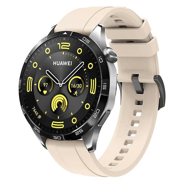 22mm silikone rem til Huawei Watch Gt 4 46mm Starlight