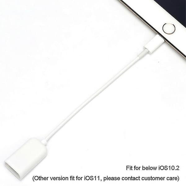 8 Pin Otg Lightning Adapter Hane Till USB Kabel Hona För Iphone Ipad Kamera