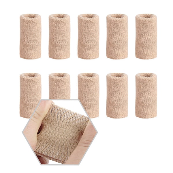 10 stycken fingerhylsor, finger skydd, skyddande omslag för fingervolleyboll