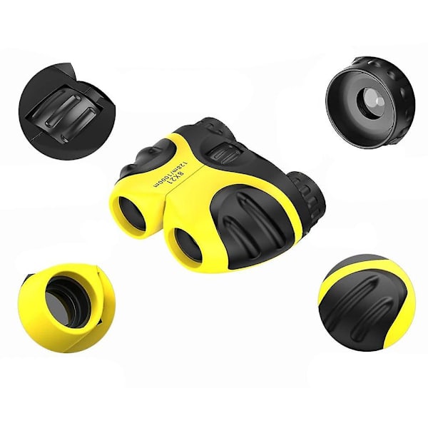 Børne Kikkert 8X21 Spyglass Børnekikkert Teleskop Yellow