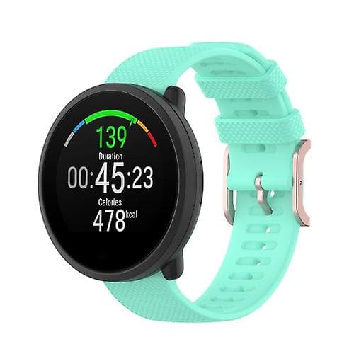 For Polar Dot Textured Silicone Watch Band Teal