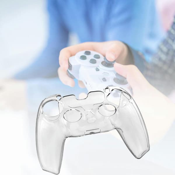 Håndtag Beskyttende Skal Trådløs Transparent Controller PC Greb Beskyttende Etui til PS5 Spiller