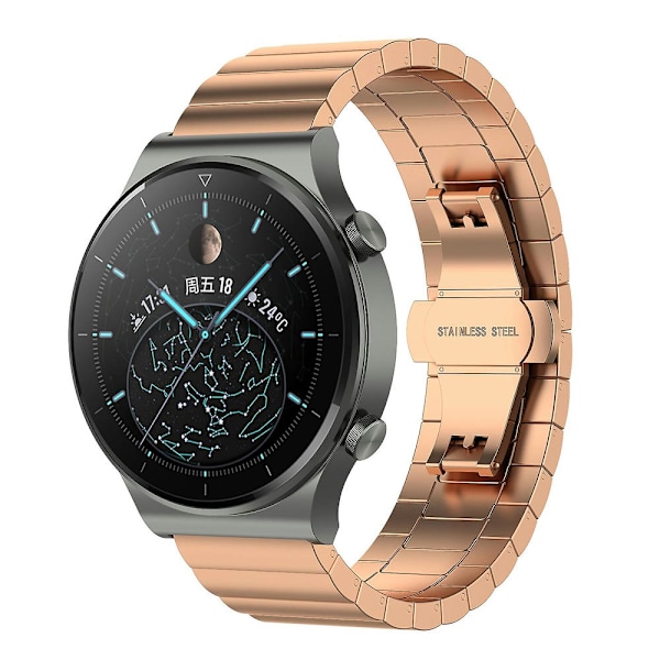 Stålklokke for Huawei Watch GT 3 42mm Rose Gold