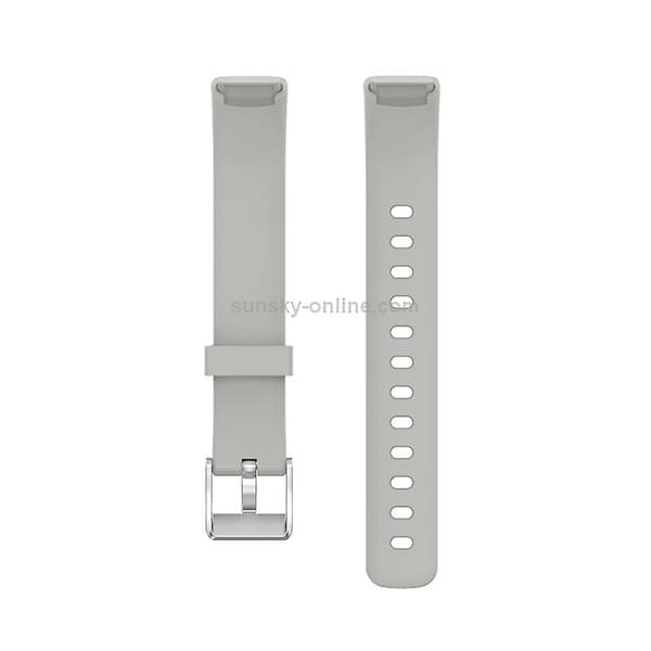 For Fitbit Luxe silikonklokkerem Rock Grey