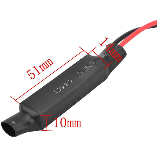 X Universal 12V 10W Motorsykkel Blinklys LED Indikator Lastmotstand Adapter