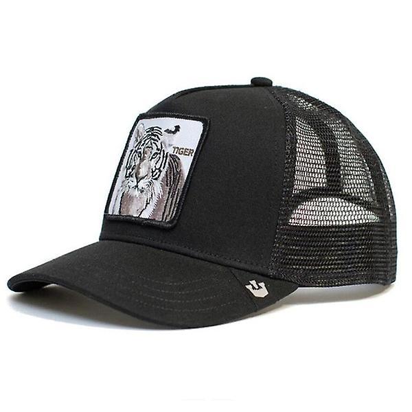 Musta Panther Mesh Cap Kesä Baseball Cap Trucker Cap tiger black