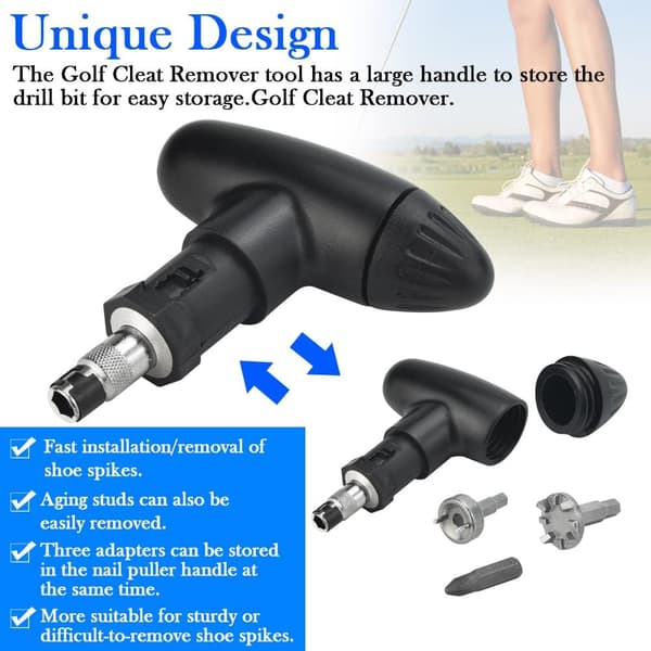 Golf Spike Wrench Verktygsset - Robust Spikavtagare