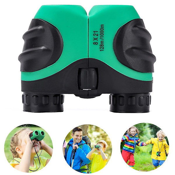 Barnkikare 8X21 Spionglas Barnkikare Teleskop Green