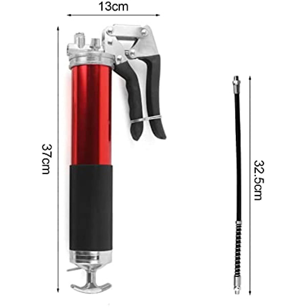 Professionell fettpistol Enhandsfettspruta med tryckfunktion Ergonomisk pistol fettspruta Självsugande smörhandgripare
