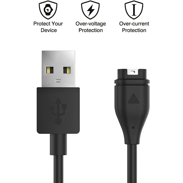 Lader for Garmin Forerunner 45/45S/935/245/55 Music USB-ladekabel