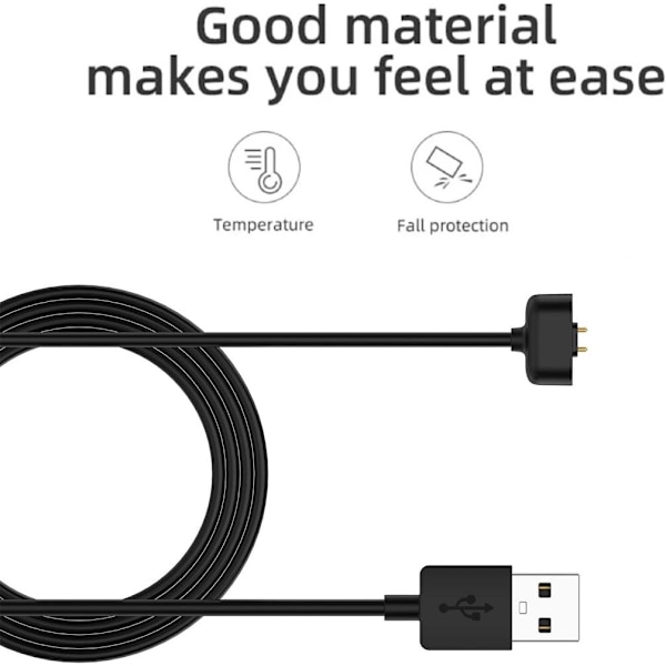Oplader til Amazfit Band 7 Sort 100cm