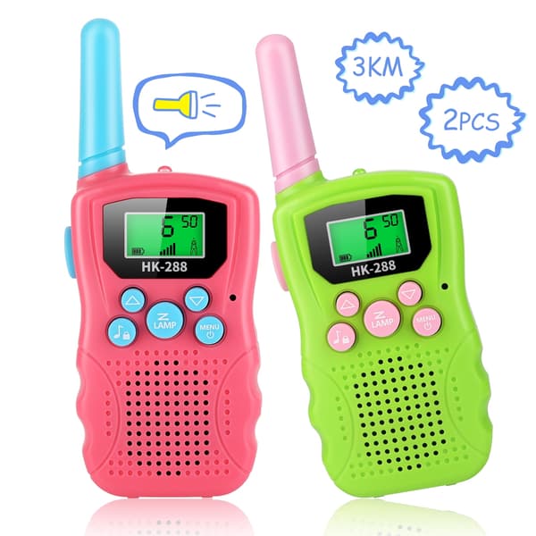 Barn Walkie Talkies Lång Räckvidd Intercom för Utomhus Äventyrsspel