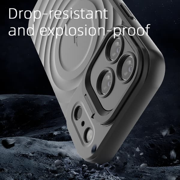 MagSafe-deksel for iPhone 17 Pro med linsebrakett (grå)