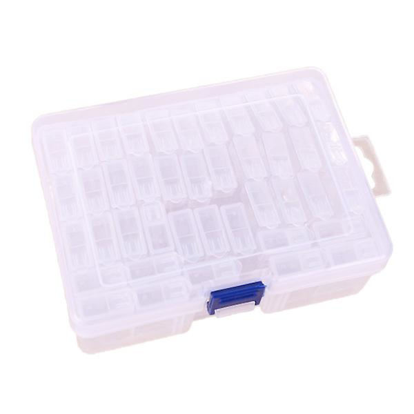 42/64 Rutenett Transparent Boks Diy Håndlaget Perlet Diamantmaleri Oppbevaringsboks 42 Grid