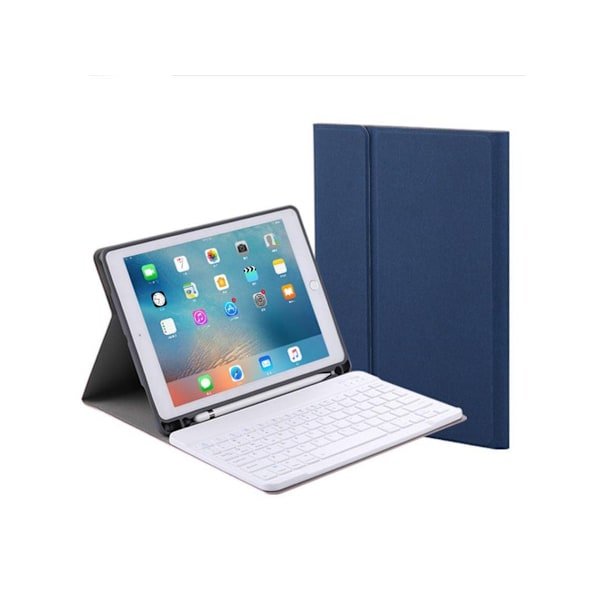 Rk508 Bluetooth Tastatur Etui For 20182017/ipad Pro9.7/air2/air (Engelsk Blå)