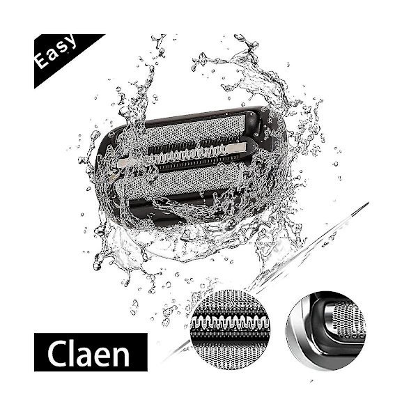 2 Pack Series 5/6 53b Vaihtopää sähköiseen parranajokoneeseen 5020cs 5018s 5035s 5049cs 5050cs 60