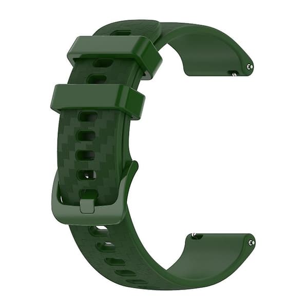 För Garmin Vivomove Luxe 20mm kolfiberrandigt watch Amy Green