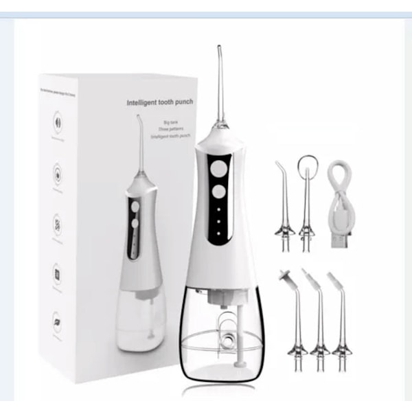 Oral Irrigator Vandtråd 300Ml Hvid