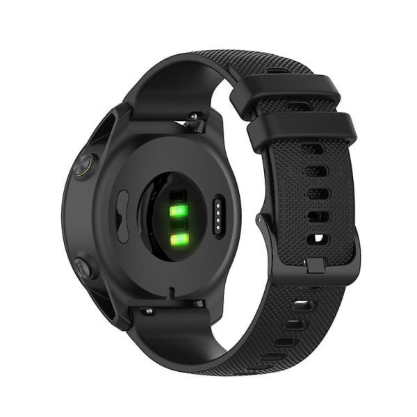 Til Garmin Forerunner 745 Small Grid Quick Release Urrem med skruetrækker Black