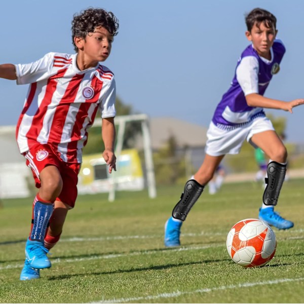Fotbollsskydd för barn - skyddsutrustning för pojkar och flickor (5-12 år)