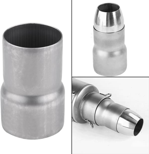 51 mm - 60 mm moottoripyörän pakoputken sovitinpelti