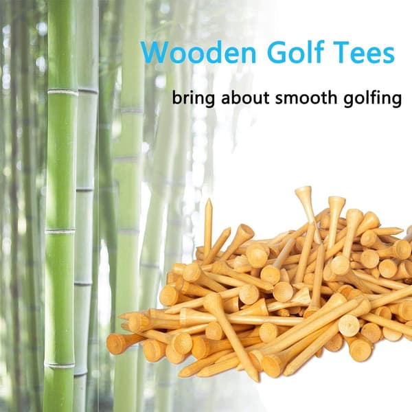 Bambu Golf-teet - Kestävät Biohajoavat Teet