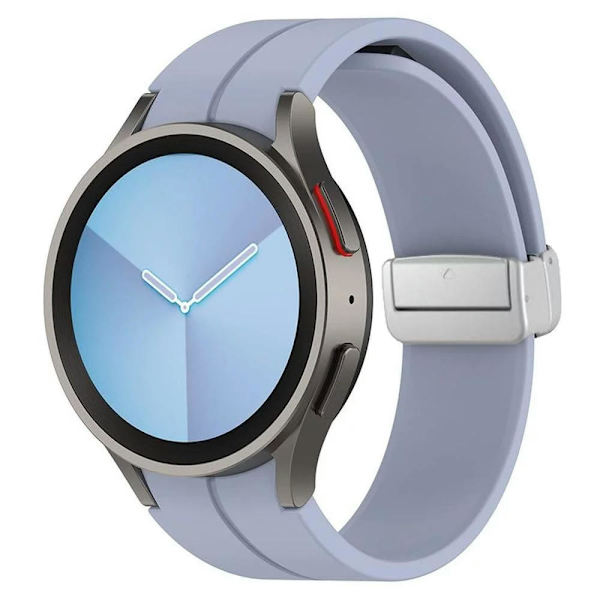 20mm No Gap Wrist Silicone Sport Band til Samusng Galaxy Watch 6 5 4 40mm 44mm/ Watch 5 Pro 45mm/ Galaxy 6 Classic 43mm 47mm/ Galaxy 4 Classic 42mm