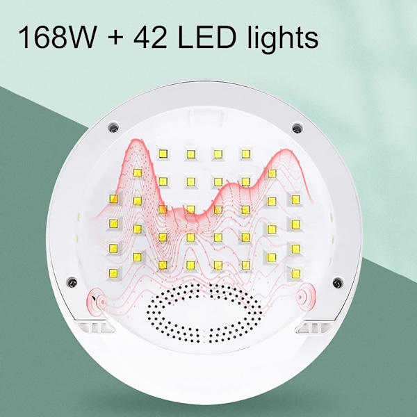 LED UV-negle tørker 168W