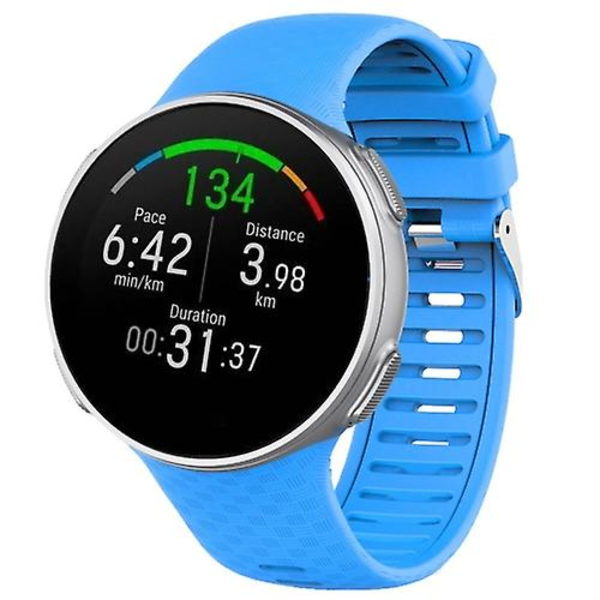 Til Polar Vantage V Silikone Smart Watch Band Blue