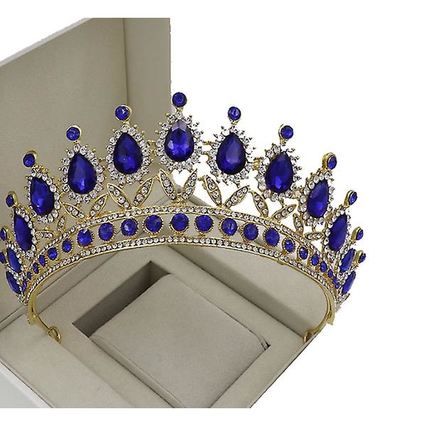 Bröllop Tiaror Och Kronor För Kvinnor sapphire