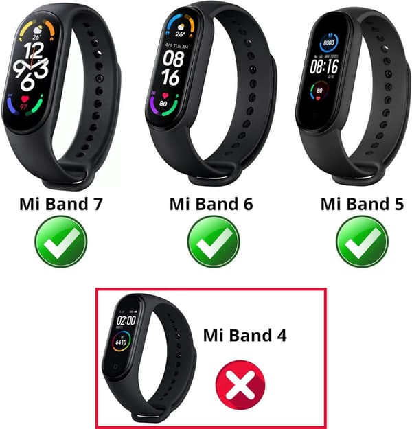 Laddare för Xiaomi Mi Band 7 / Mi Band 6 / Mi Band 5 - 50cm USB-kabel