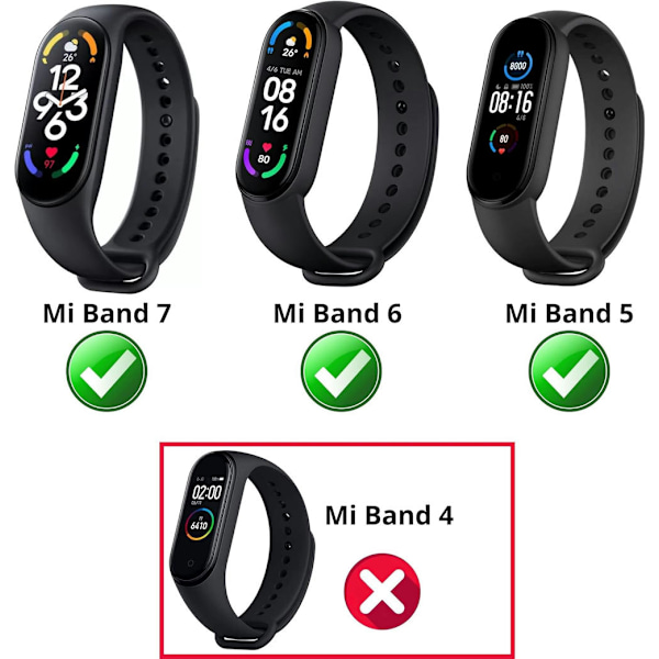 Lader for Xiaomi Mi Band 7 / Mi Band 6 / Mi Band 5 - 50cm USB-kabel