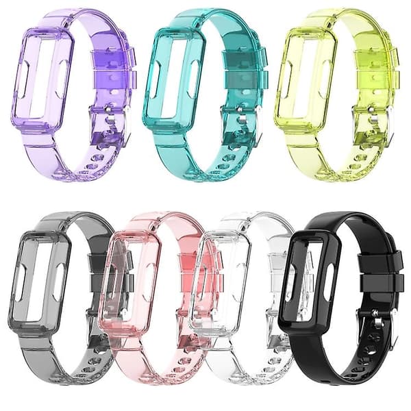 Fitbit Inspire 3 Tpu integroidulle watch Transparent
