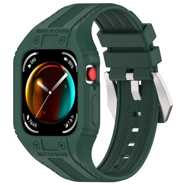 Rem for Huawei Watch Fit 3/Fit 4 Integrert silikonrem (grønn)