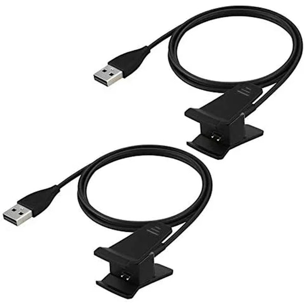 Oplader til Fitbit Alta, USB-opladerkabel med 1M/3,3\" USB-kabel (2 stk.)