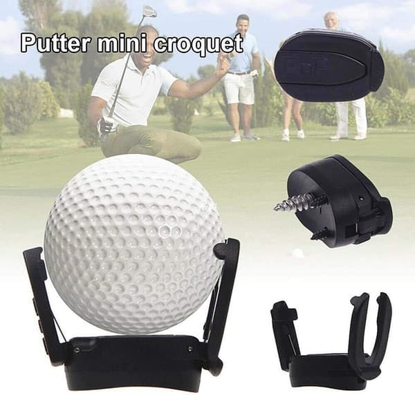 Golfboldopsamler Oplukkeværktøj (3 stk) - Foldbar og Bærbar (Sort)