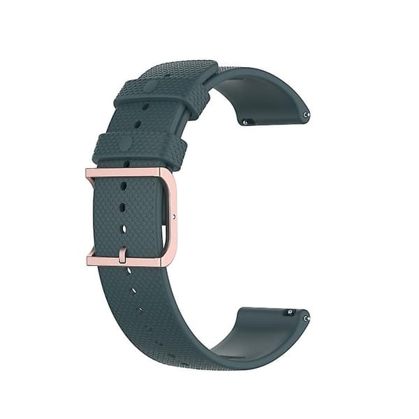 Til Polar Dot Textured Silicone Watch Band Olive Green