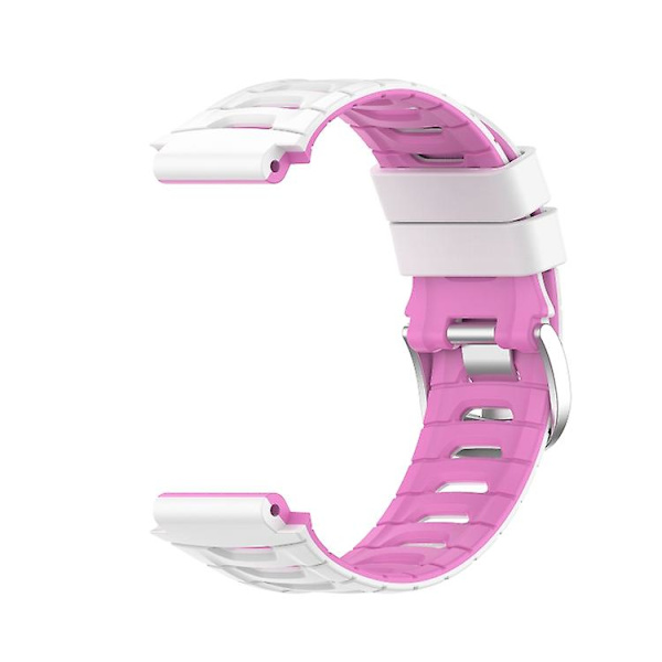 För Garmin Forerunner 920xt watch i två färger stålspänne White-Pink