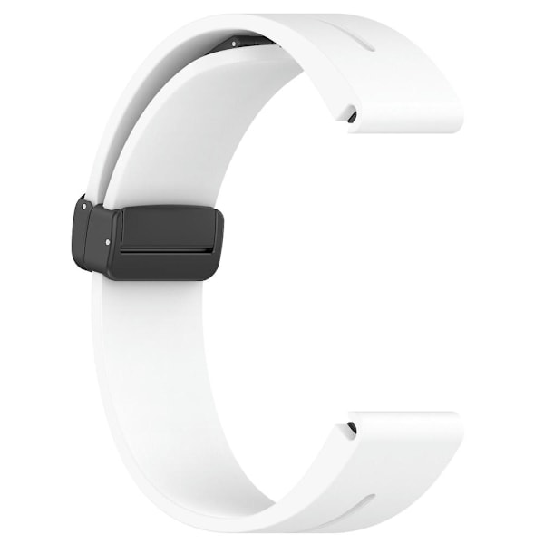 Svart spenne 22mm silikon klokkestropp for Garmin Fenix 7/forerunner 965/955/945/935 White