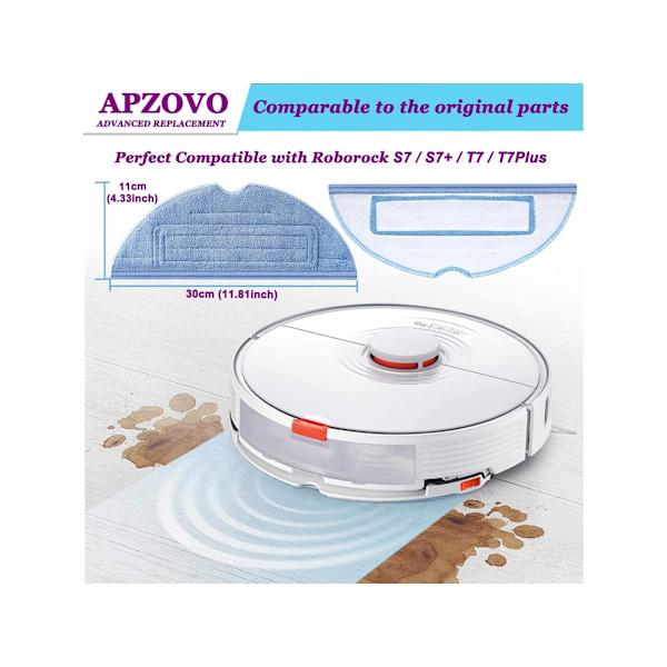 Reservedele til Roborock S7/S7 Plus/T7/T7 Plus/T7S/T7S Plus