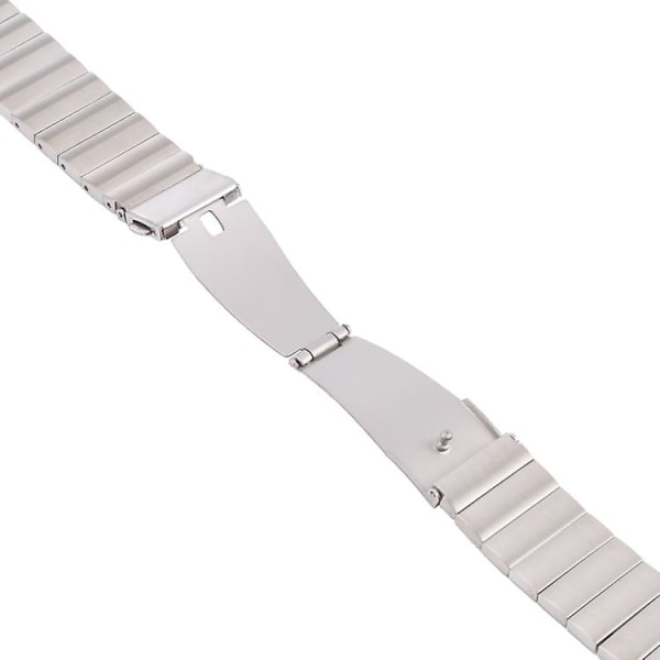 För Fitbit Charge 5 watch i stål med en pärla Silver