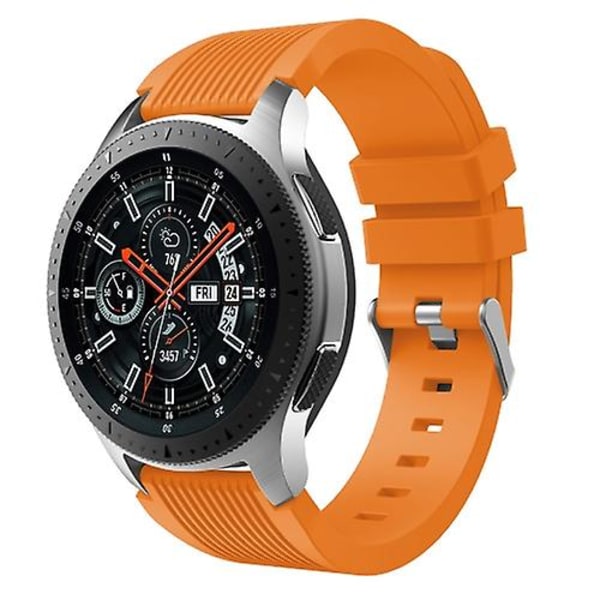 Vertikalt kornklokkebånd for Galaxy Watch 46mm Orange