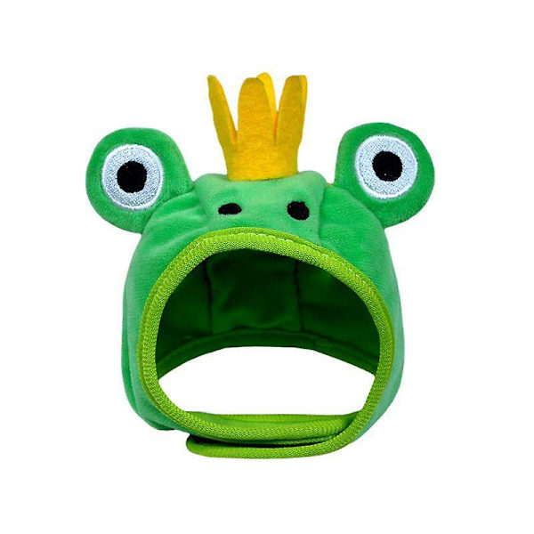 Rolig katthatt Söt krabba Groda Pet Hatt Valp Katt Dress Up Kostym Jul Cosplay Varma huvudbonader Härlig stil red1 L